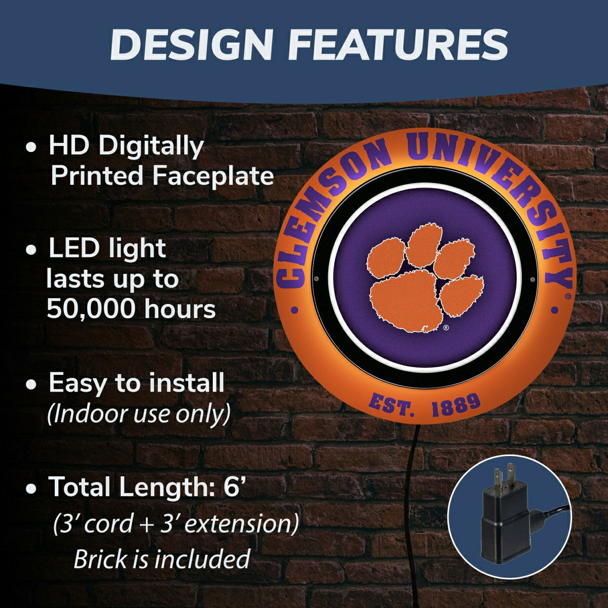Team Sports America Classic - Clemson University, Metal Lite, Round