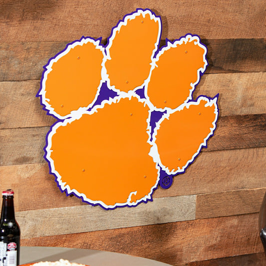 Team Sports America Exclusive - Clemson University Premier Metal Wall Art