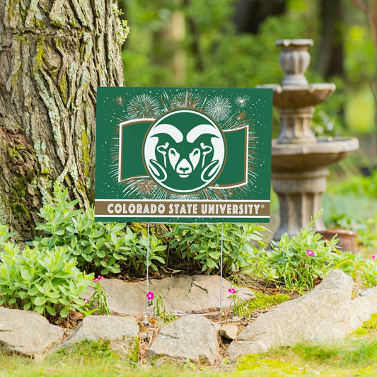 Team Sports America Best Seller - Colorado State University Yard Sign, Patriotic