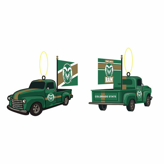 Team Sports America Recommended - Colorado State University Rally Truck Ornament, Set of 2