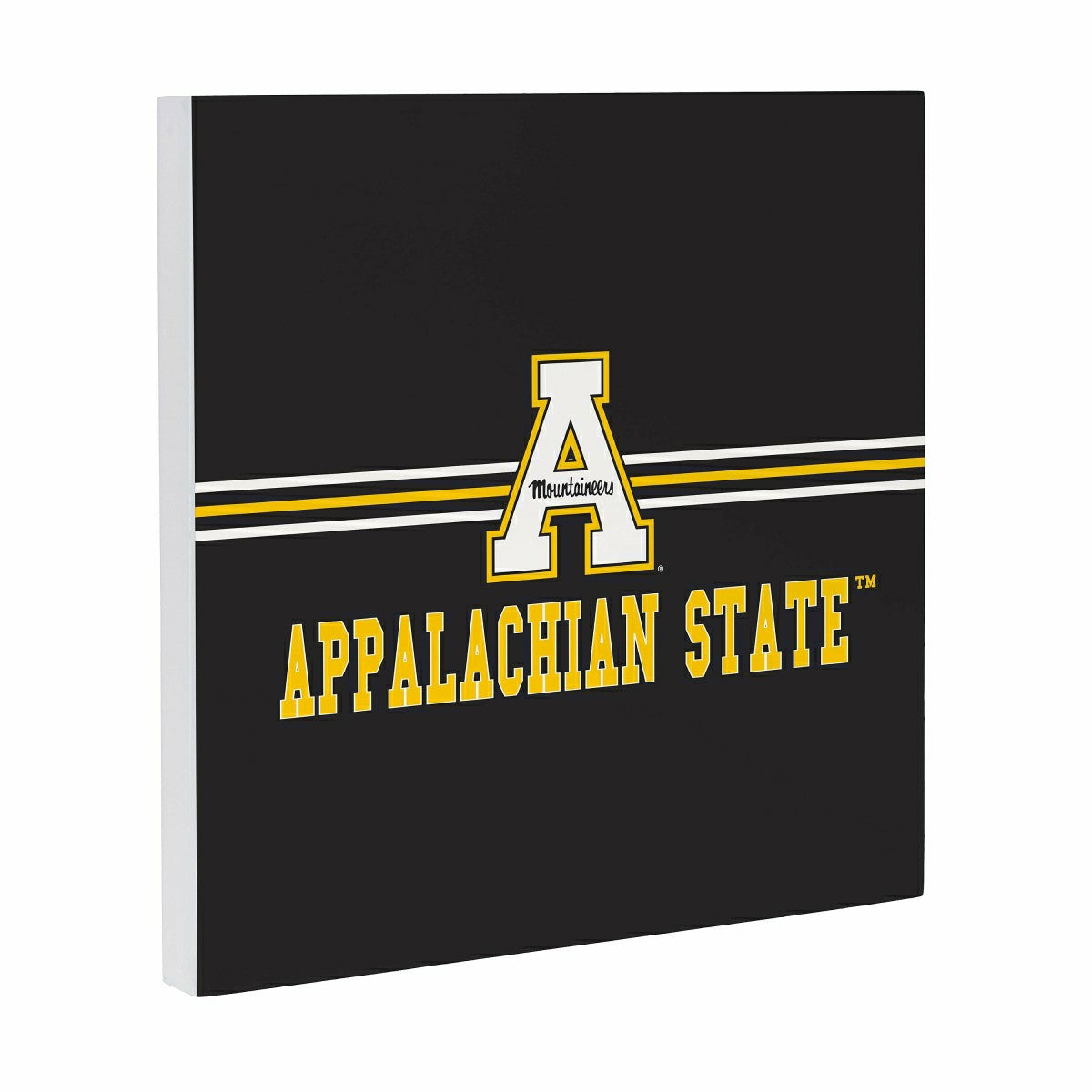 Team Sports America Classic - Appalachian State University Wood Wall Sign, 12x12