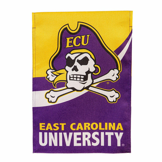 Team Sports America Best Seller - East Carolina University Burlap Flag GDN Size