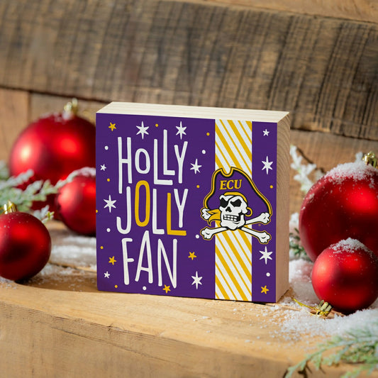 Team Sports America Signature - East Carolina University Block, Holiday, 6x6
