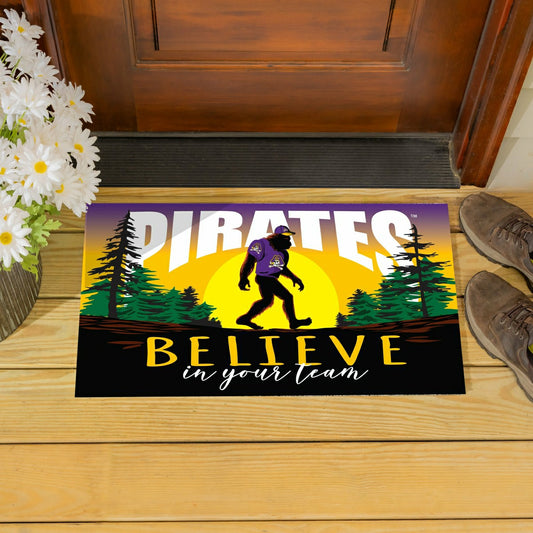 Team Sports America Value - East Carolina University Bigfoot PVC Mat, 28"x16"