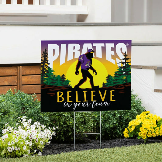 Team Sports America Trending - East Carolina University Yard Sign, Bigfoot