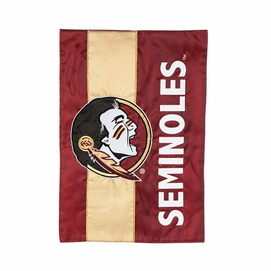 Team Sports America Exclusive - Florida State University Embellished Garden Flag