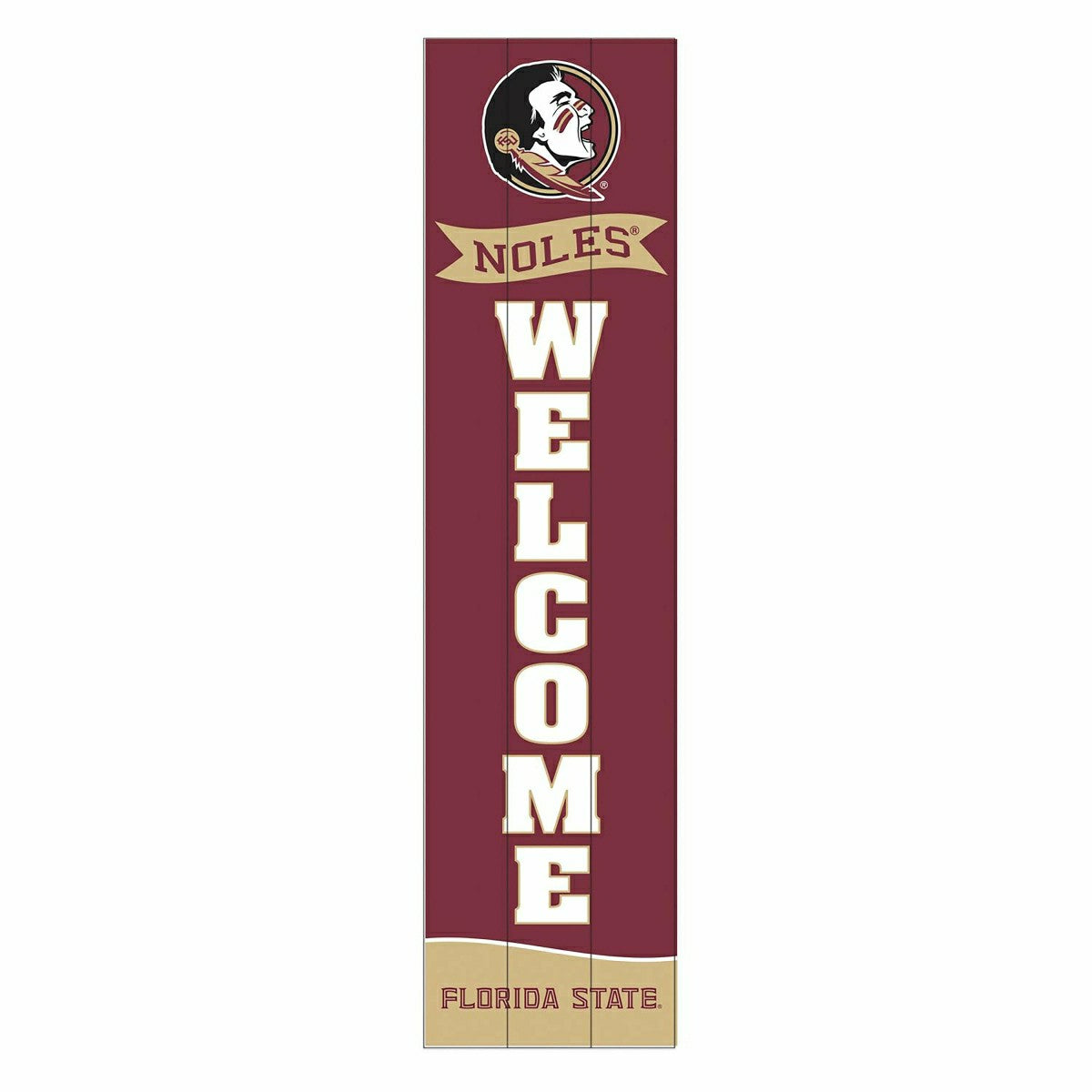 Team Sports America Classic - Florida State University Large Single Sided Leaner, 46"
