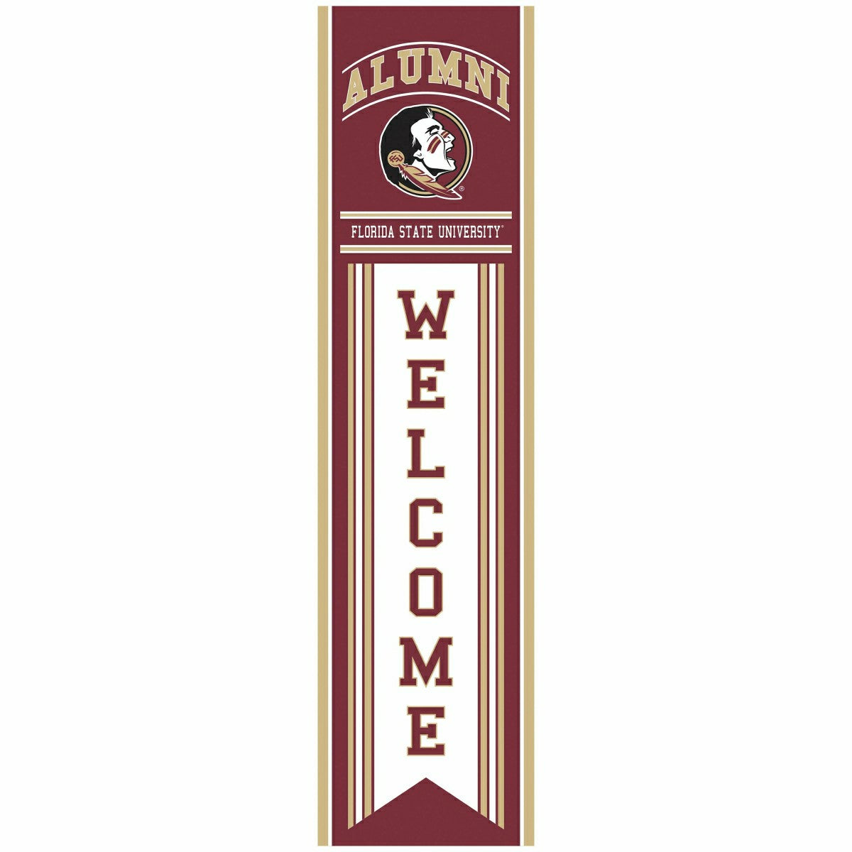 Team Sports America Classic - Florida State University Alumni Single Sided Large Leaner, 46"