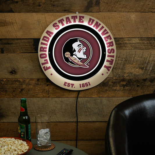 Team Sports America Trending - Florida State University, Metal Lite, Round