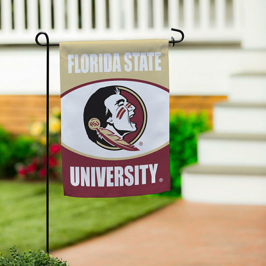 Team Sports America Everyday - Florida State University Suede Garden Flag