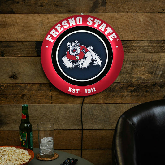 Team Sports America Essential - Fresno State, Metal Lite, Round