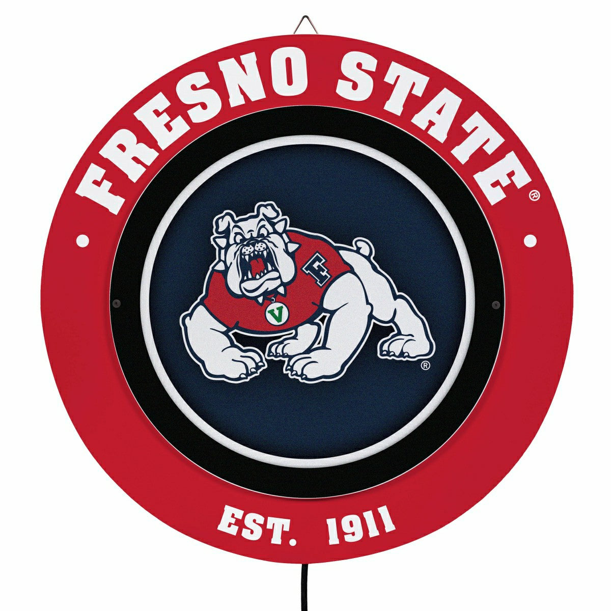 Team Sports America Essential - Fresno State, Metal Lite, Round