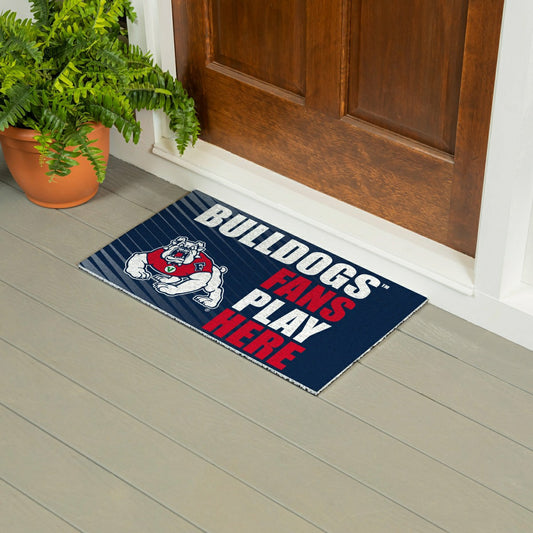 Team Sports America Signature - Fresno State Fan Mat, 28"x16"