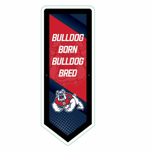 Team Sports America Recommended - Fresno State College Pennant Glazelite LED Decor