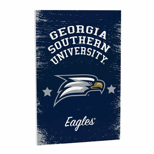 Team Sports America Exclusive - Georgia Southern University Wood Wall Sign, 16x24