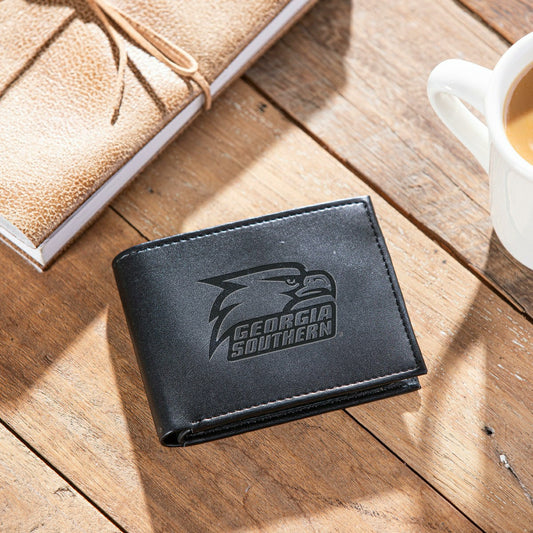 Team Sports America Recommended - Georgia Southern University, Bi-Fold Wallet, Black