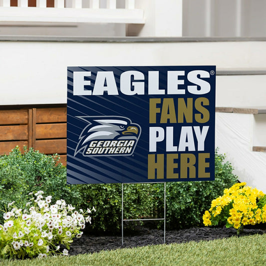 Team Sports America Signature - Georgia Southern University Coroplast Yard Sign "Fans Play Here"