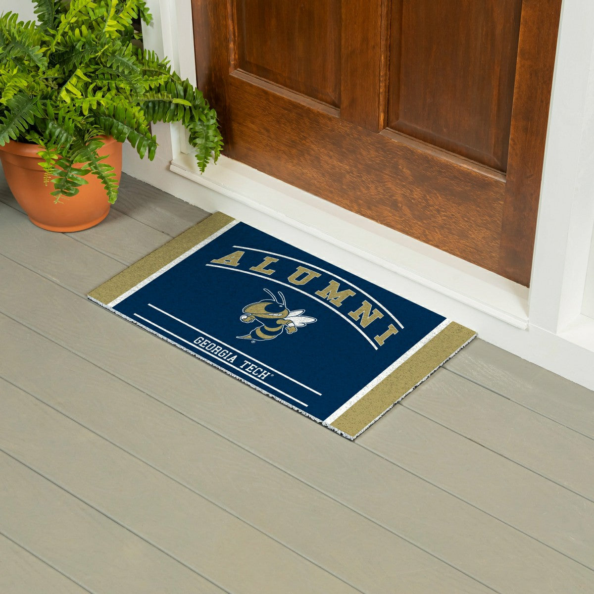 Team Sports America Exclusive - Georgia Tech Alumni Mat, 28"x16"