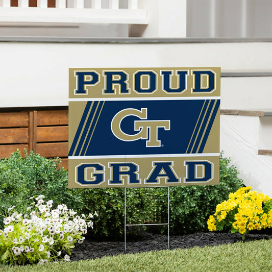 Team Sports America Essential - Georgia Tech Coroplast Yard Sign Graduate
