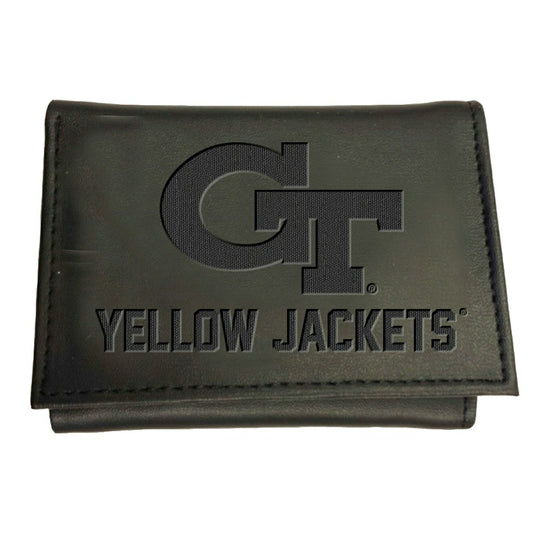 Team Sports America Signature - Georgia Tech, Tri-Fold Wallet, Black