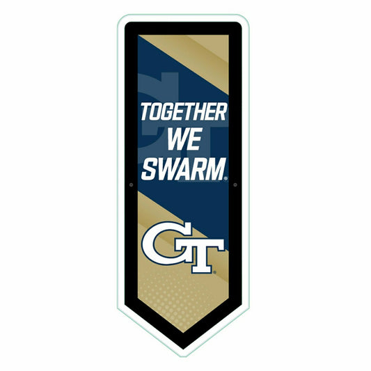 Team Sports America Best Seller - LED Wall Decor, Pennant, Georgia Tech