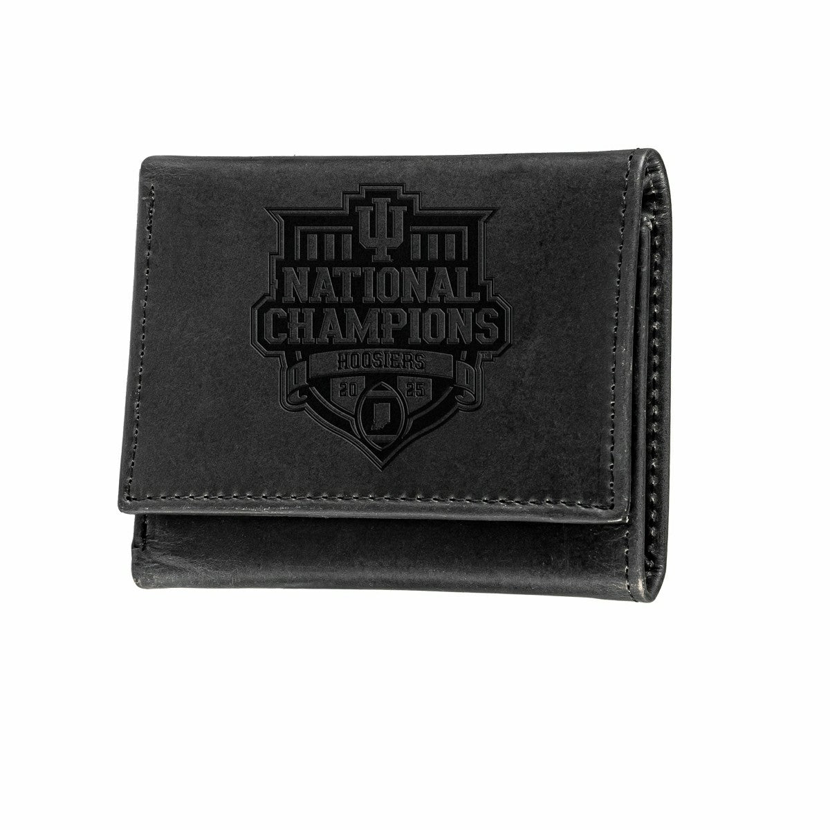 Team Sports America Signature - Indiana University, Div 1 Champs, Wallet, Tri-fold, Black