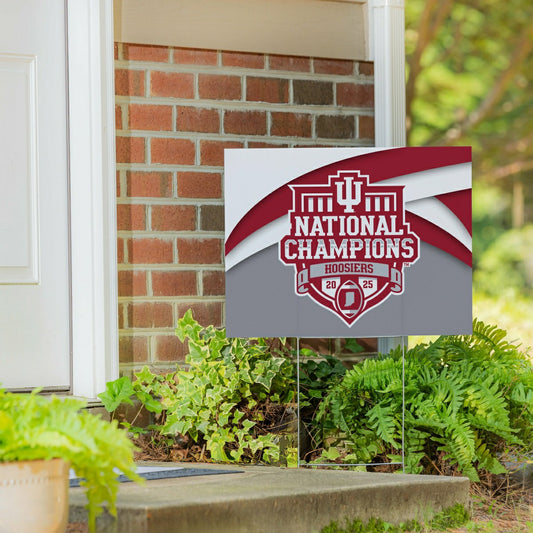 Team Sports America Value - Indiana University, Div 1 Champs, Cororplast Yard Sign