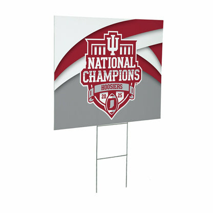 Team Sports America Value - Indiana University, Div 1 Champs, Cororplast Yard Sign