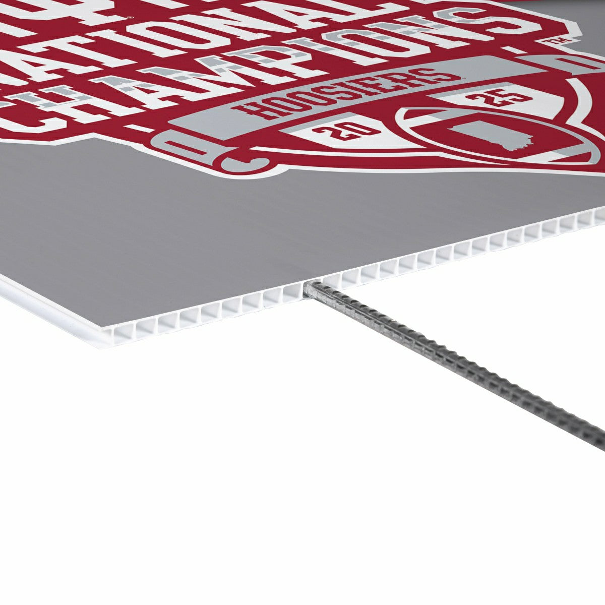 Team Sports America Value - Indiana University, Div 1 Champs, Cororplast Yard Sign