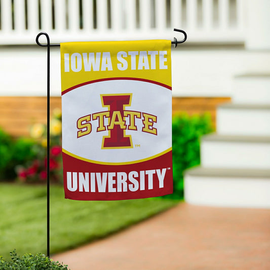 Team Sports America Recommended - Iowa State University Suede Garden Flag