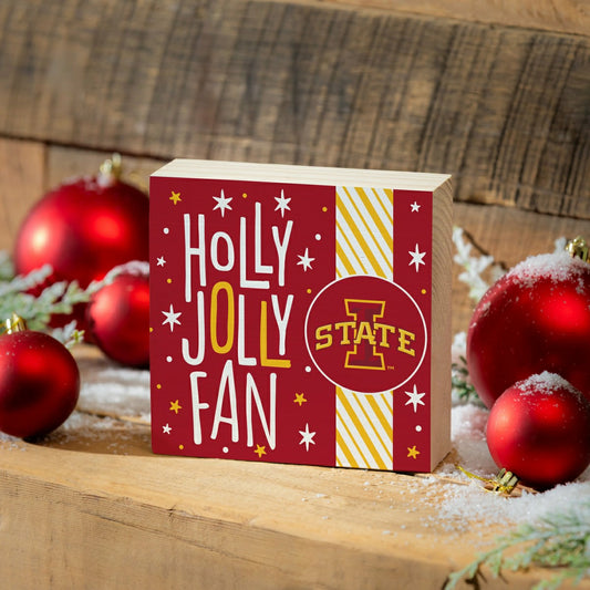 Team Sports America Essential - Iowa State University Block, Holiday, 6x6