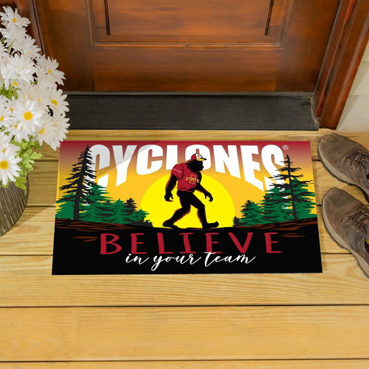Team Sports America Best Seller - Iowa State University Bigfoot PVC Mat, 28"x16"