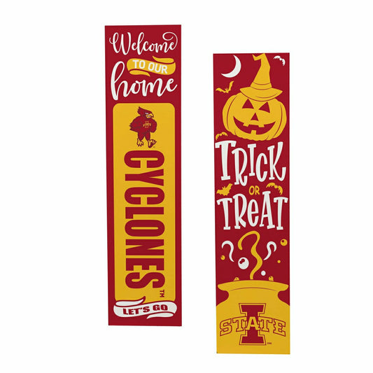 Team Sports America Everyday - 47" Double Sided Leaner, Iowa State University, Halloween