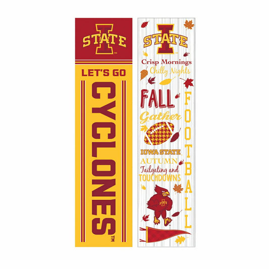Team Sports America Value - 46" Double Sided Leaner, Iowa State University, Fall Seasonal