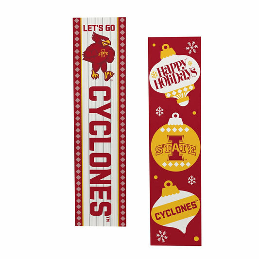 Team Sports America Trending - 47" Double Sided Leaner, Iowa State University, Christmas