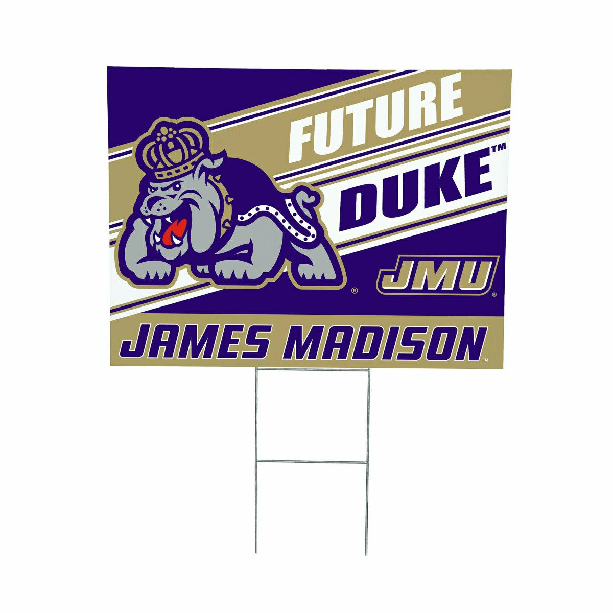 Team Sports America Exclusive - James Madison University Coroplast Yard Sign, Future Student