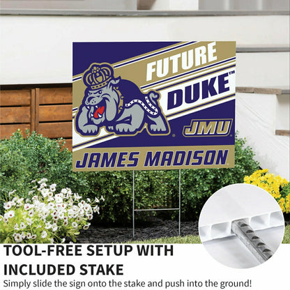 Team Sports America Exclusive - James Madison University Coroplast Yard Sign, Future Student