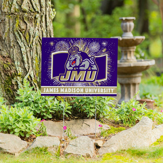 Team Sports America Essential - James Madison University Yard Sign, Patriotic