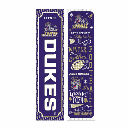 Team Sports America Everyday - 46" Double Sided Leaner, James Madison University, Winter Seasonal