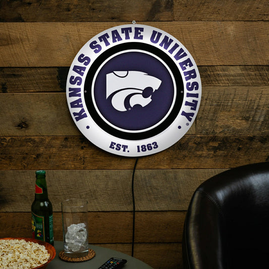 Team Sports America Signature - Kansas State University, Metal Lite, Round