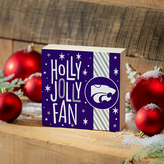 Team Sports America Exclusive - Kansas State University Block, Holiday, 6x6