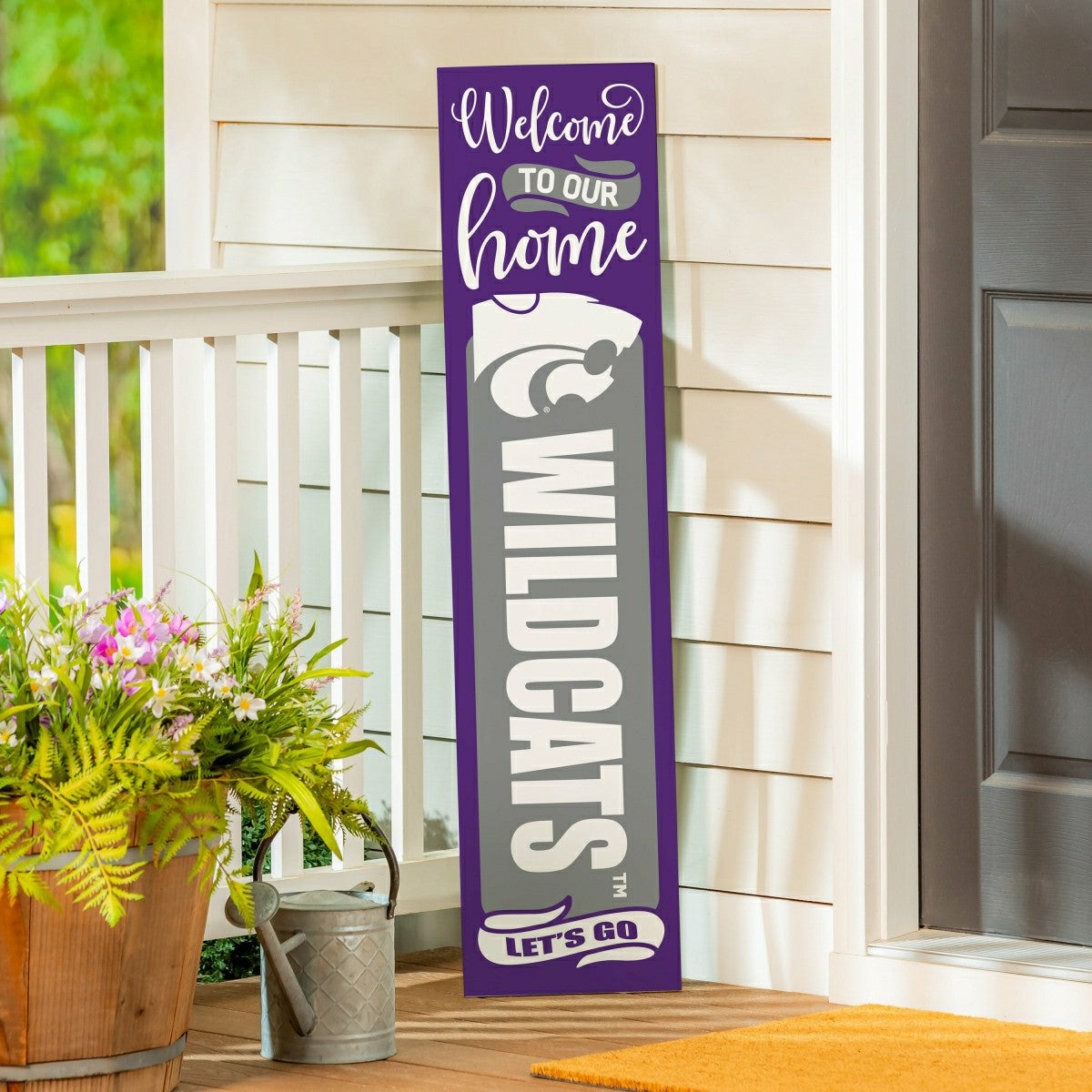 Team Sports America Recommended - Kansas State University 47" Double Sided Leaner, Halloween