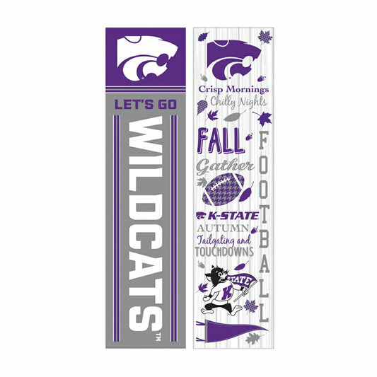 Team Sports America Exclusive - Kansas State University 46" Double Sided Leaner, Fall Seasonal