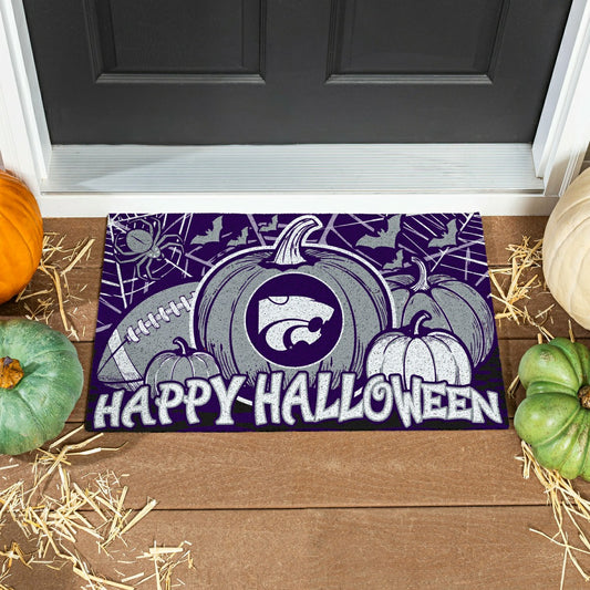 Team Sports America Classic - Kansas State University Halloween PVC Mat, 28"x16"