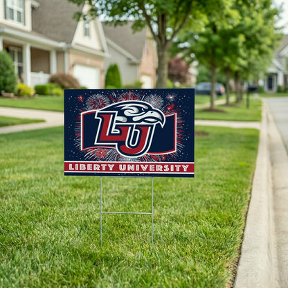 Team Sports America Everyday - Liberty University Yard Sign, Patriotic