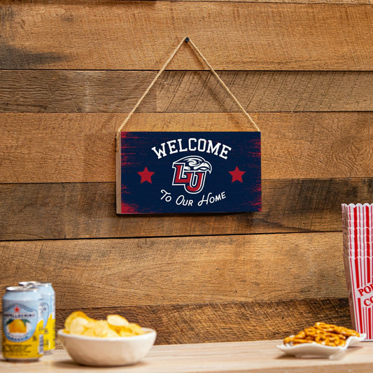 Team Sports America Classic - Liberty University Wood Wall Sign, 6x11