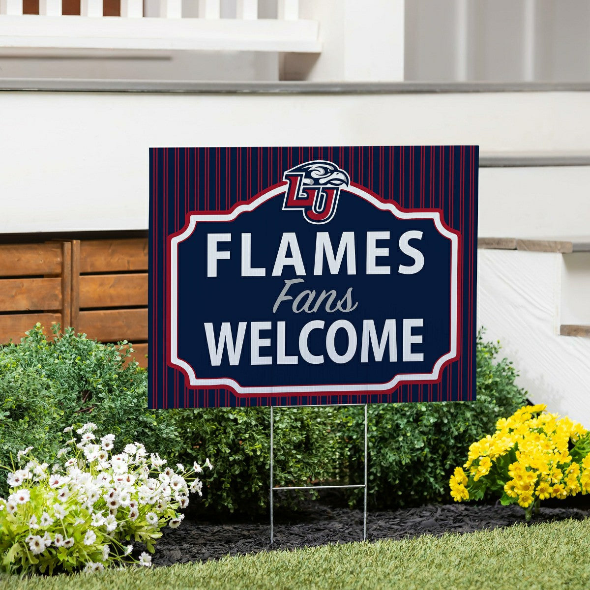 Team Sports America Value - Liberty University Coroplast Yard Sign, "Fans Welcome"