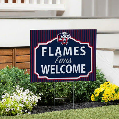 Team Sports America Value - Liberty University Coroplast Yard Sign, "Fans Welcome"