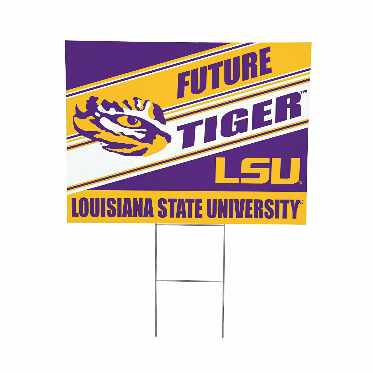 Team Sports America Exclusive - Louisiana State University Coroplast Yard Sign, Future Student