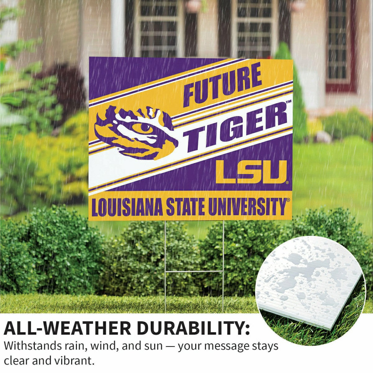 Team Sports America Exclusive - Louisiana State University Coroplast Yard Sign, Future Student